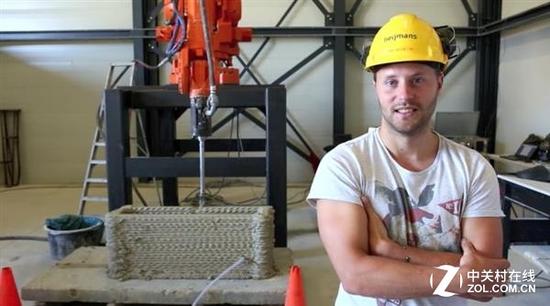 現(xiàn)場3D打印房屋_現(xiàn)代建筑欣賞_3D打印房屋房子以水泥為打印材料