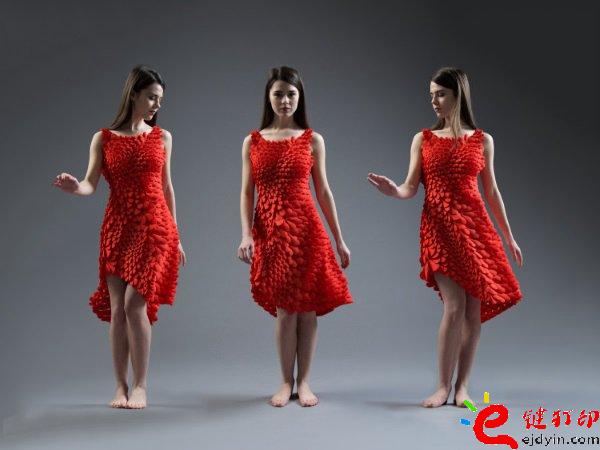 3d打印服裝 升級2.0版3D打印Kinematic Petals連衣裙誕生_3D打印服務(wù)公司 3d打印服裝 升級2.0版3D打印Kinematic Petals連衣裙誕生_3D打印服務(wù)公司